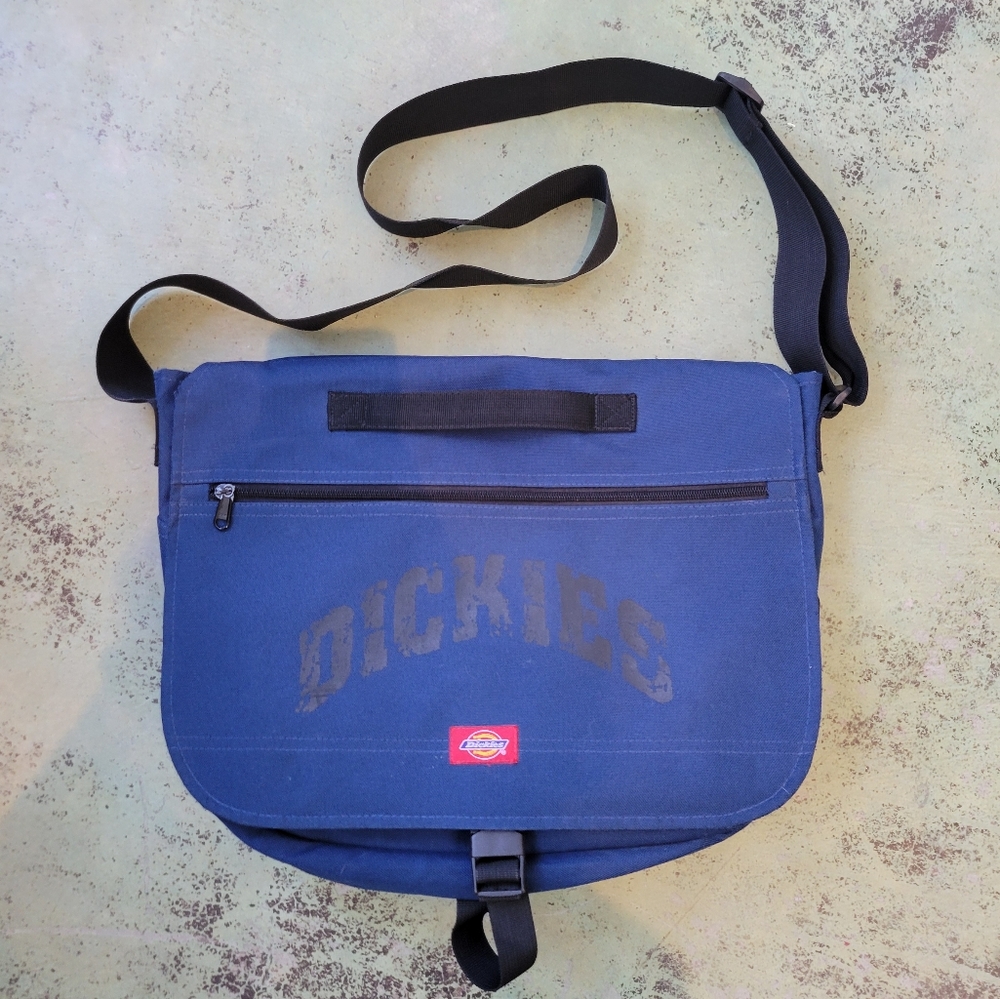 Dickies Yak Pak navy blue messenger bag